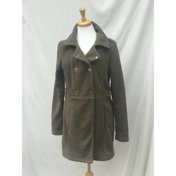 SzM ATHLETA Tan Switchback Fleece Jacket - Picture 1 of 14